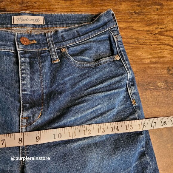 Madewell Jeans Size 28 High Riser Skinny Davis Wash B7131 Stretch Denim - Picture 6 of 10